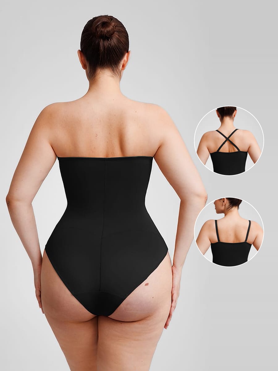 Seamless Underwire Half-Cup Shapewear Bodysuit Description Heading: