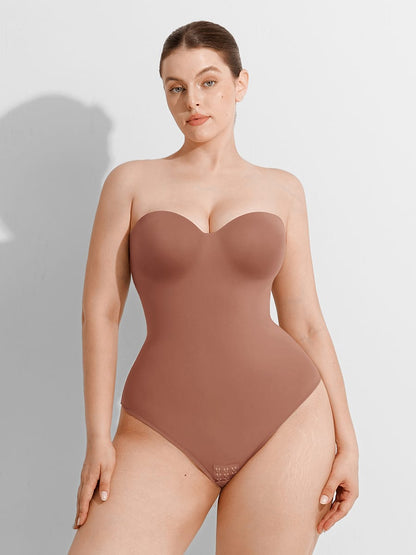 Seamless Underwire Half-Cup Shapewear Bodysuit Description Heading: