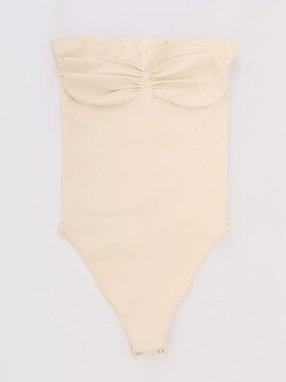 Buttery-Soft Strapless Tummy Control Thong Bodysuit