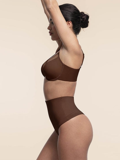 Mesh Full-Coverage Unlined Underwire Bra
