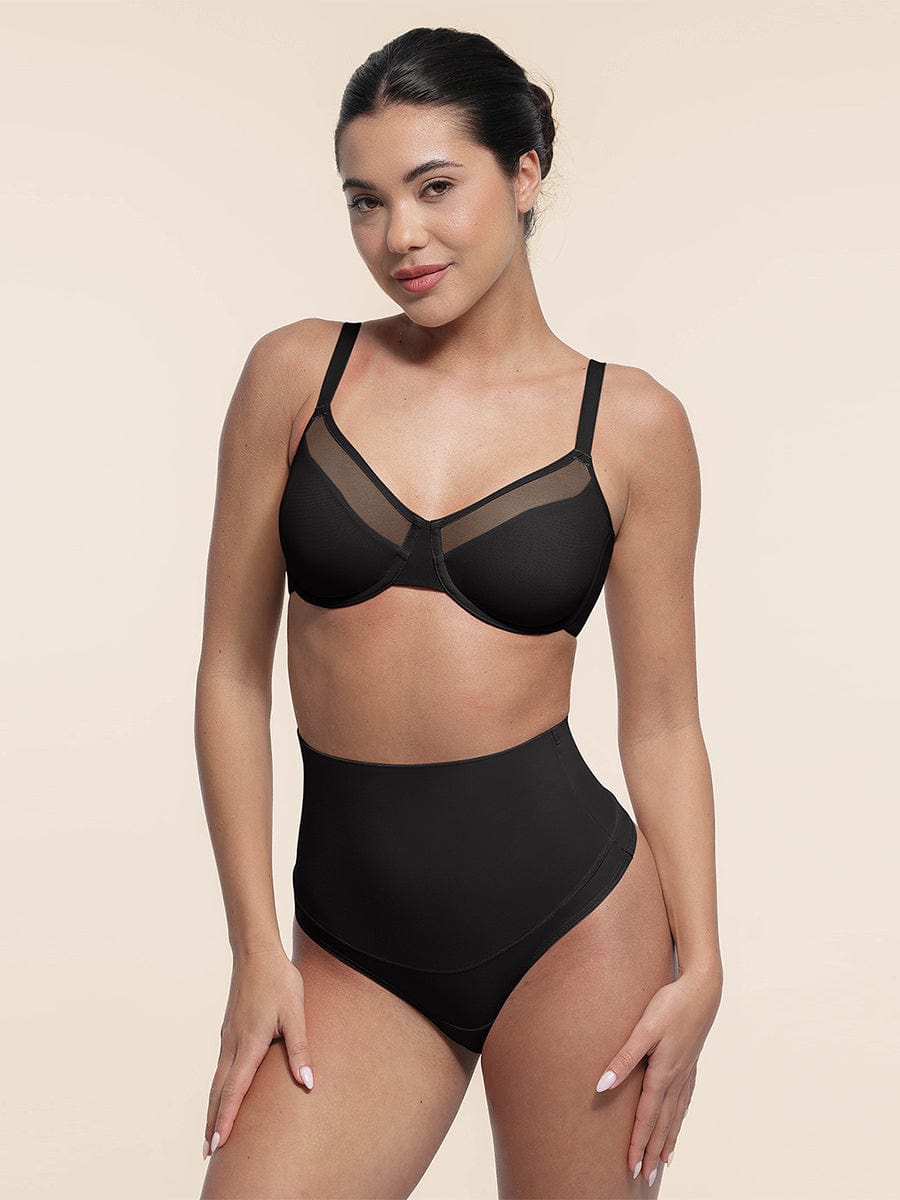 Mesh Full-Coverage Unlined Underwire Bra