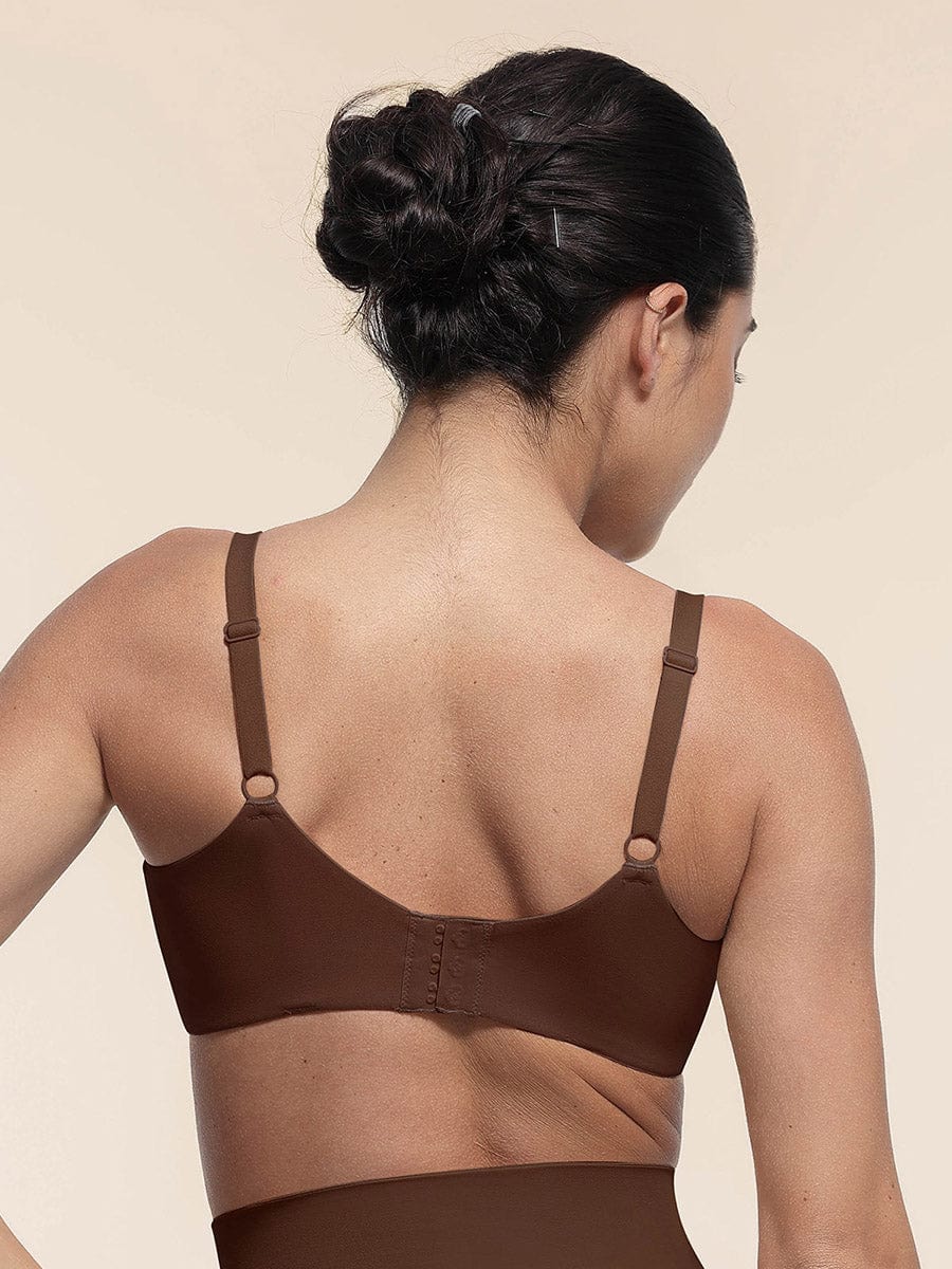 Mesh Full-Coverage Unlined Underwire Bra
