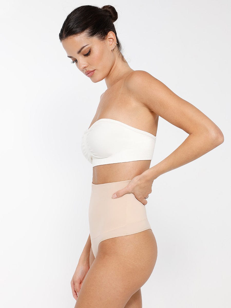 Seamless Strapless Wireless Support Bra