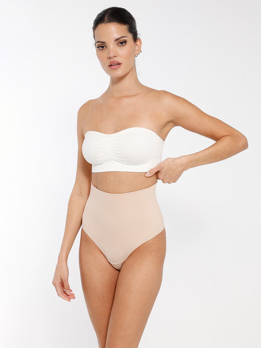 Seamless Strapless Wireless Support Bra