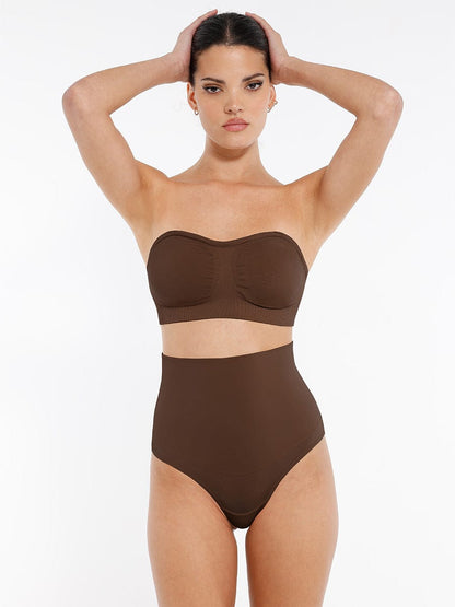 Seamless Strapless Wireless Support Bra