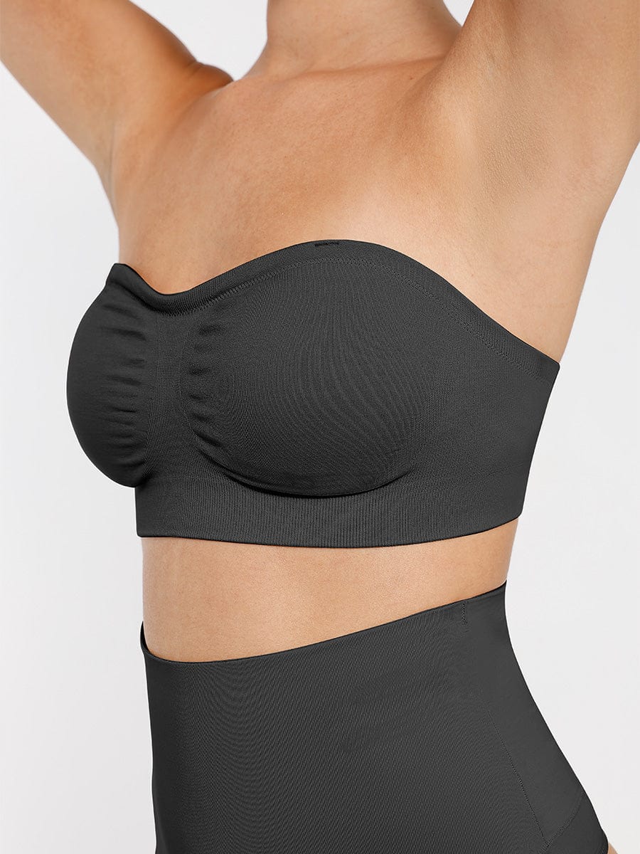 Seamless Strapless Wireless Support Bra