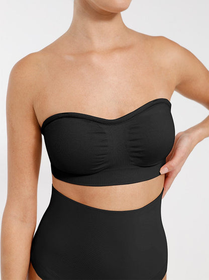 Seamless Strapless Wireless Support Bra
