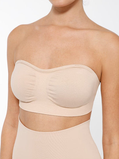 Seamless Strapless Wireless Support Bra