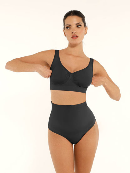 Seamless Shaping Wide-Back Support Bra