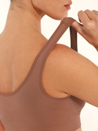 Seamless Shaping Wide-Back Support Bra