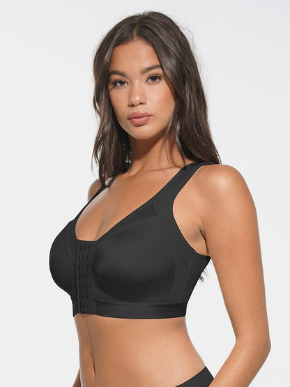 Full-Coverage Wireless Post-Surgery Support Bra