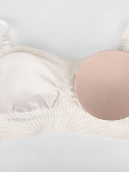 Seamless Strapless Wireless Support Bra