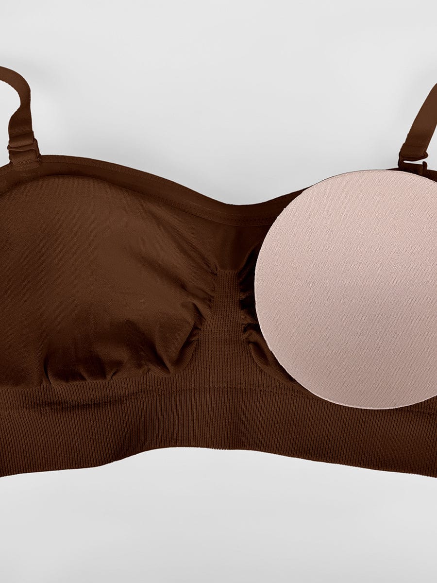 Seamless Strapless Wireless Support Bra