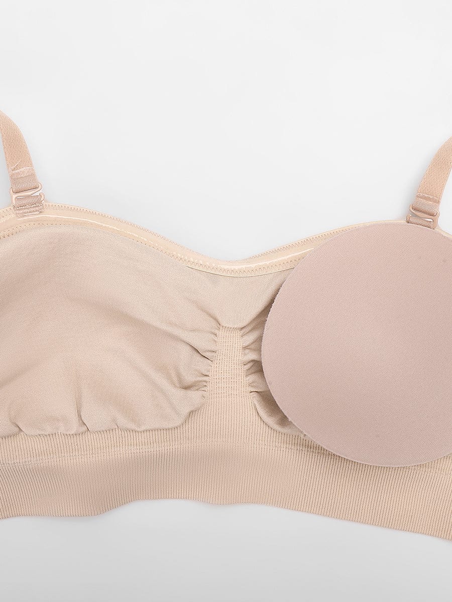 Seamless Strapless Wireless Support Bra