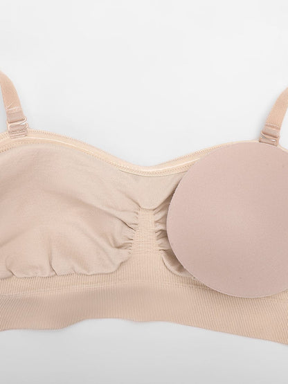 Seamless Strapless Wireless Support Bra