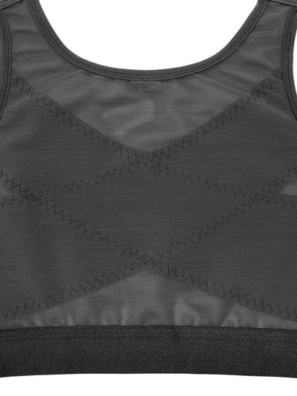 Full-Coverage Wireless Post-Surgery Support Bra