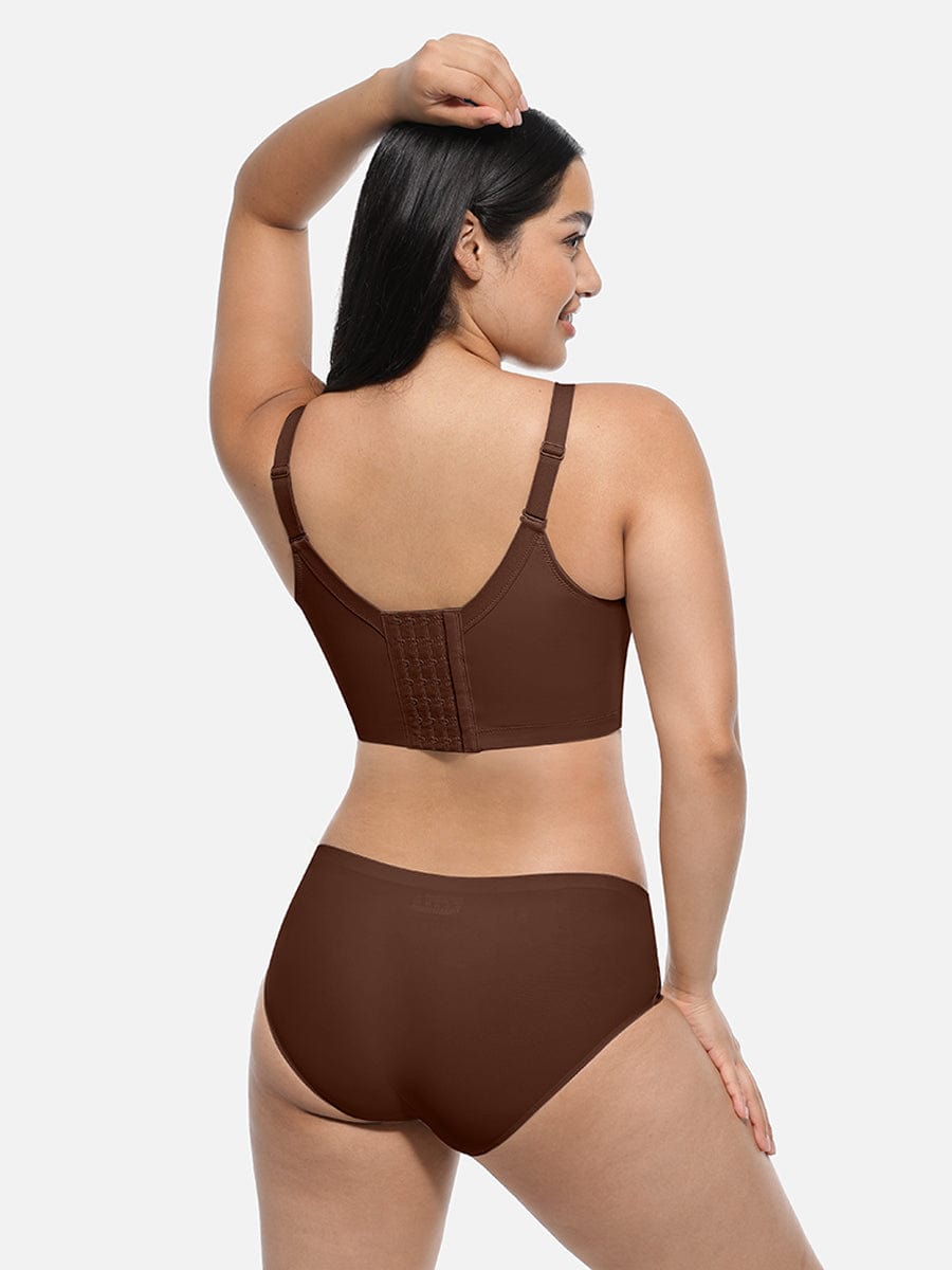 SculptFit Black Push-Up Sculpting Support Bra