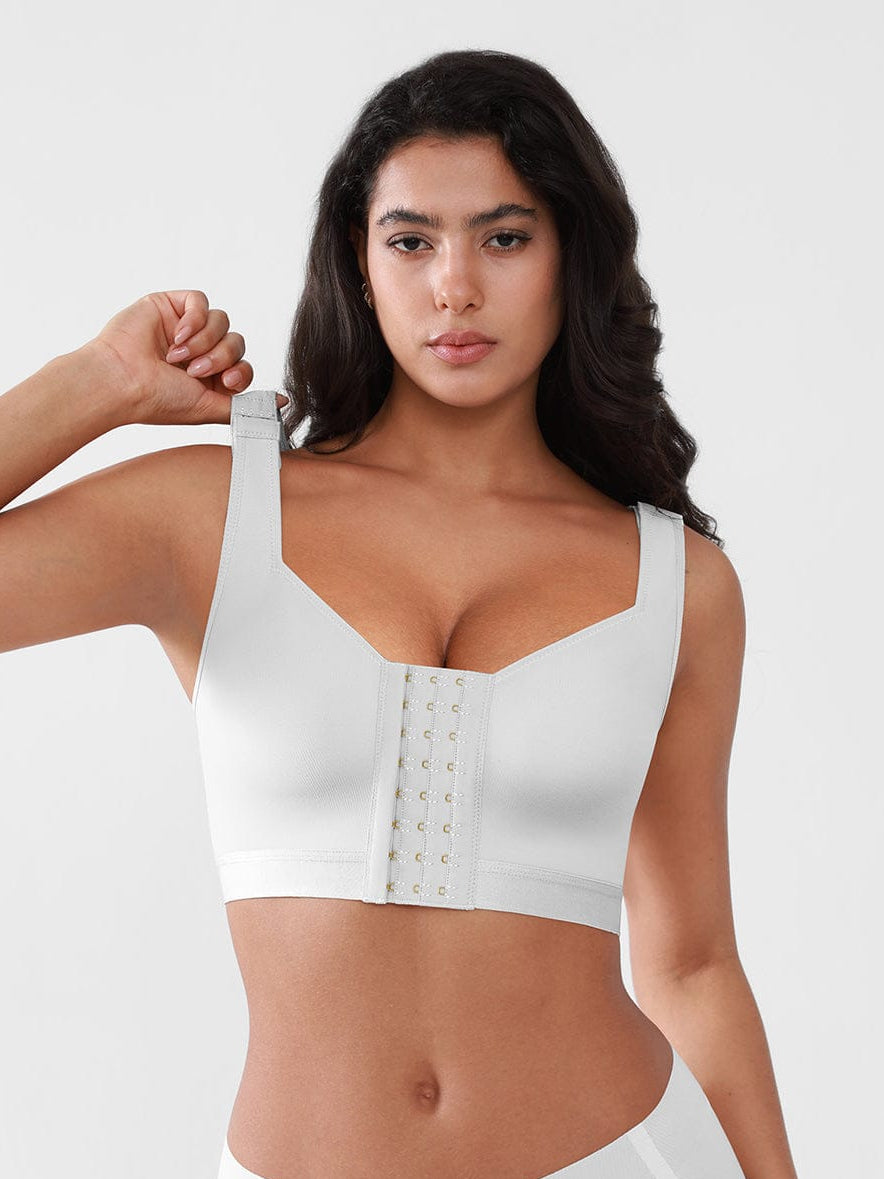 Post-Surgery Front-Closure Compression Mastectomy Bra