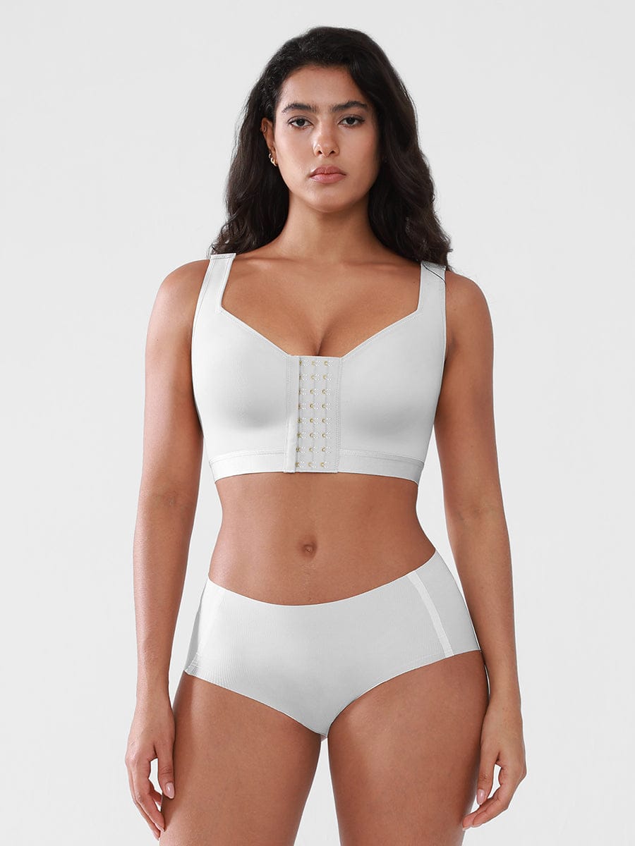 Post-Surgery Front-Closure Compression Mastectomy Bra