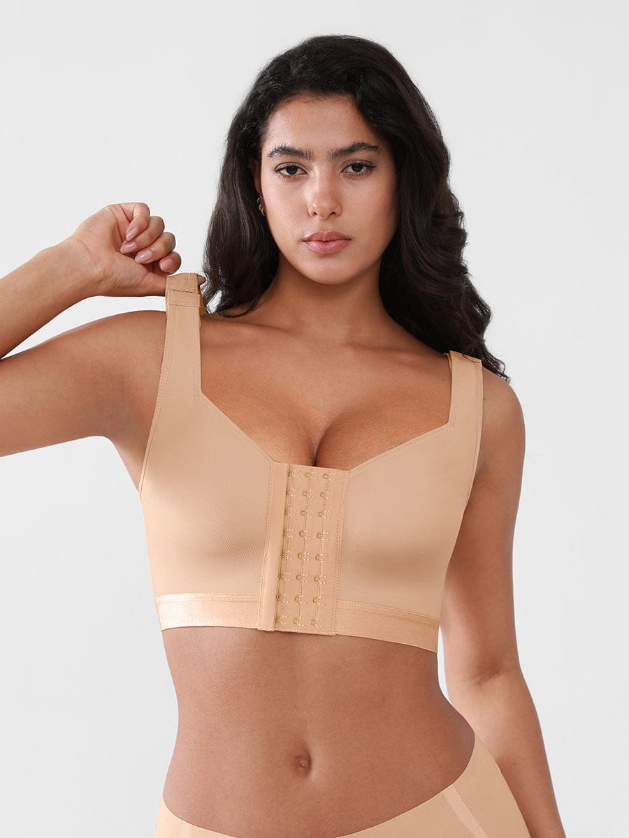 Post-Surgery Front-Closure Compression Mastectomy Bra