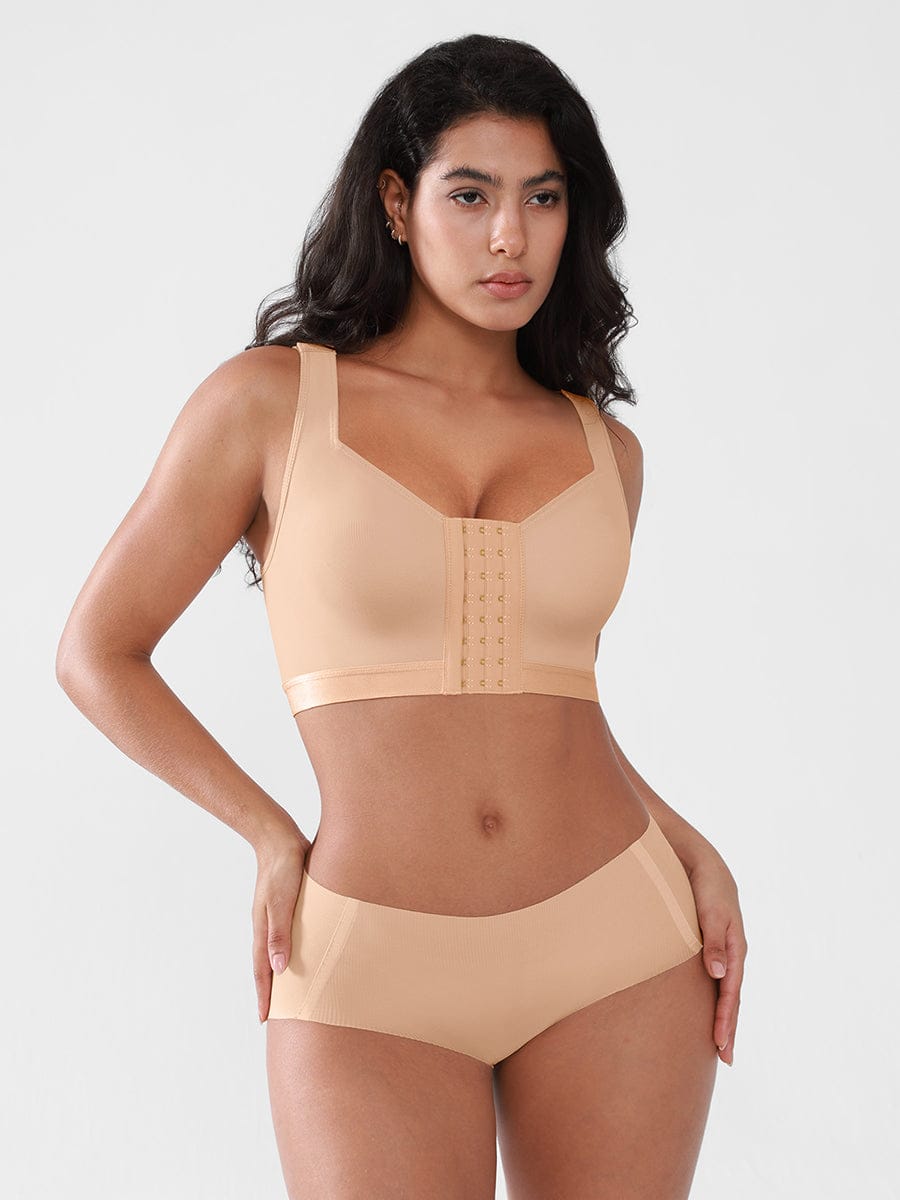 Post-Surgery Front-Closure Compression Mastectomy Bra