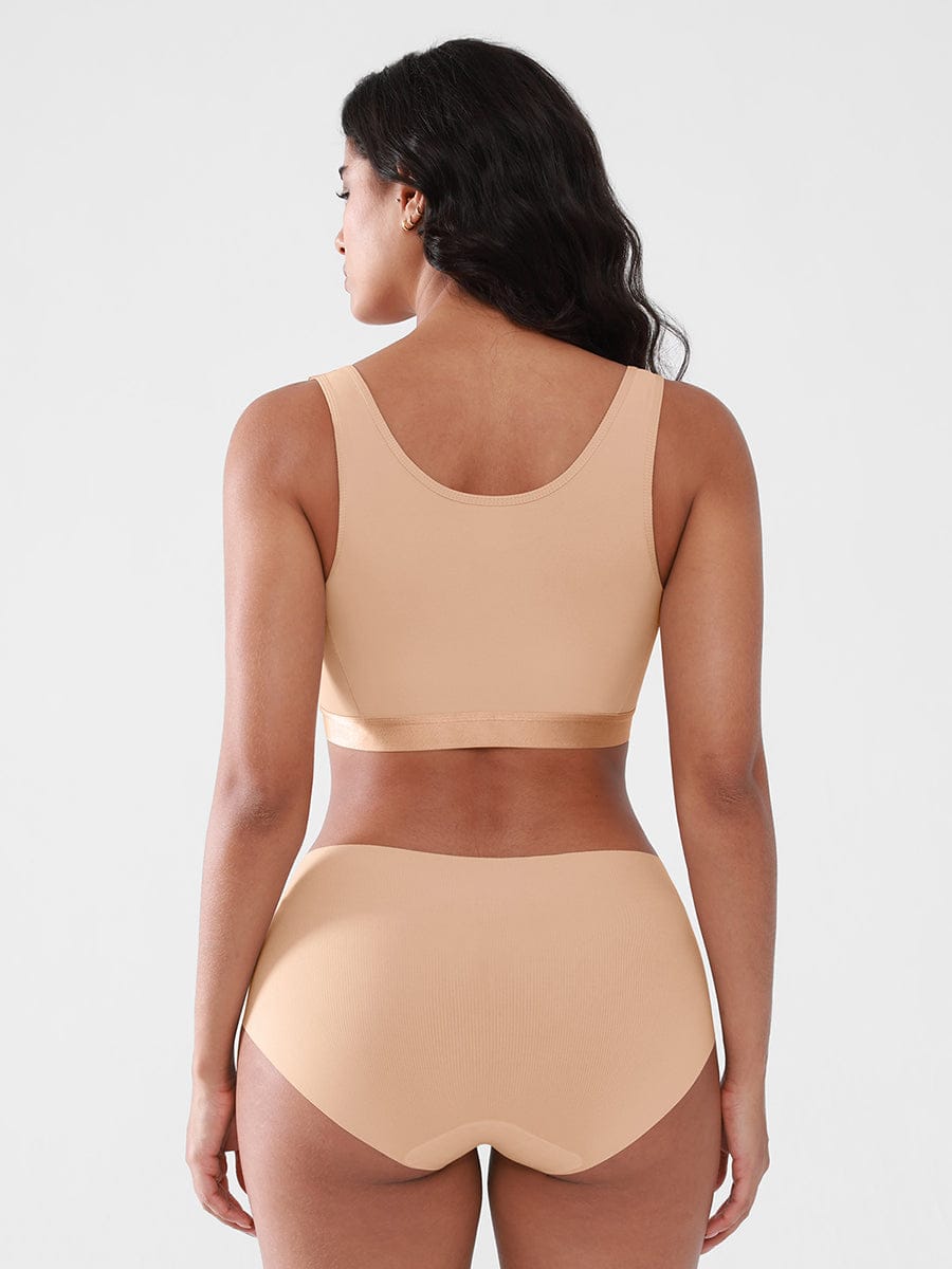 Post-Surgery Front-Closure Compression Mastectomy Bra