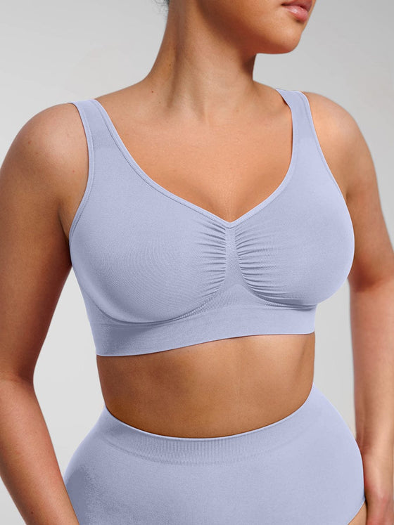 Seamless Shaping Wide-Back Support Bra