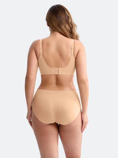 Seamless Wireless Plunge Smooth-Back T-Shirt Bra
