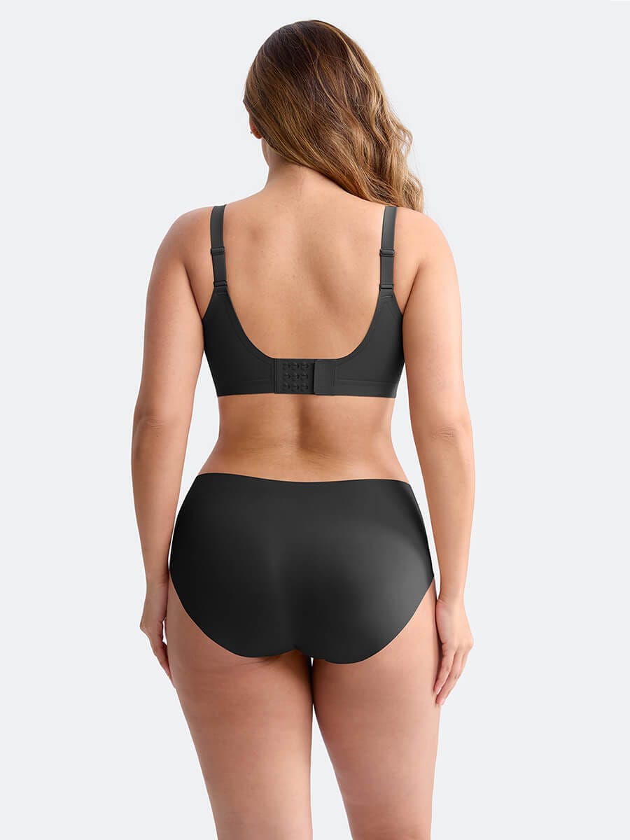 Seamless Wireless Plunge Smooth-Back T-Shirt Bra