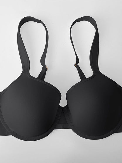 Wholesale Full Coverage Underwire Bra Memory Foam Cup Side Support Wide Strap