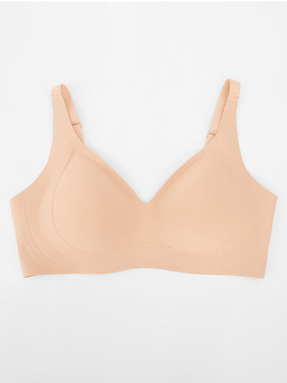 Seamless Wireless Plunge Smooth-Back T-Shirt Bra