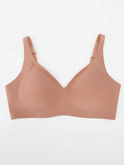 Seamless Wireless Plunge Smooth-Back T-Shirt Bra