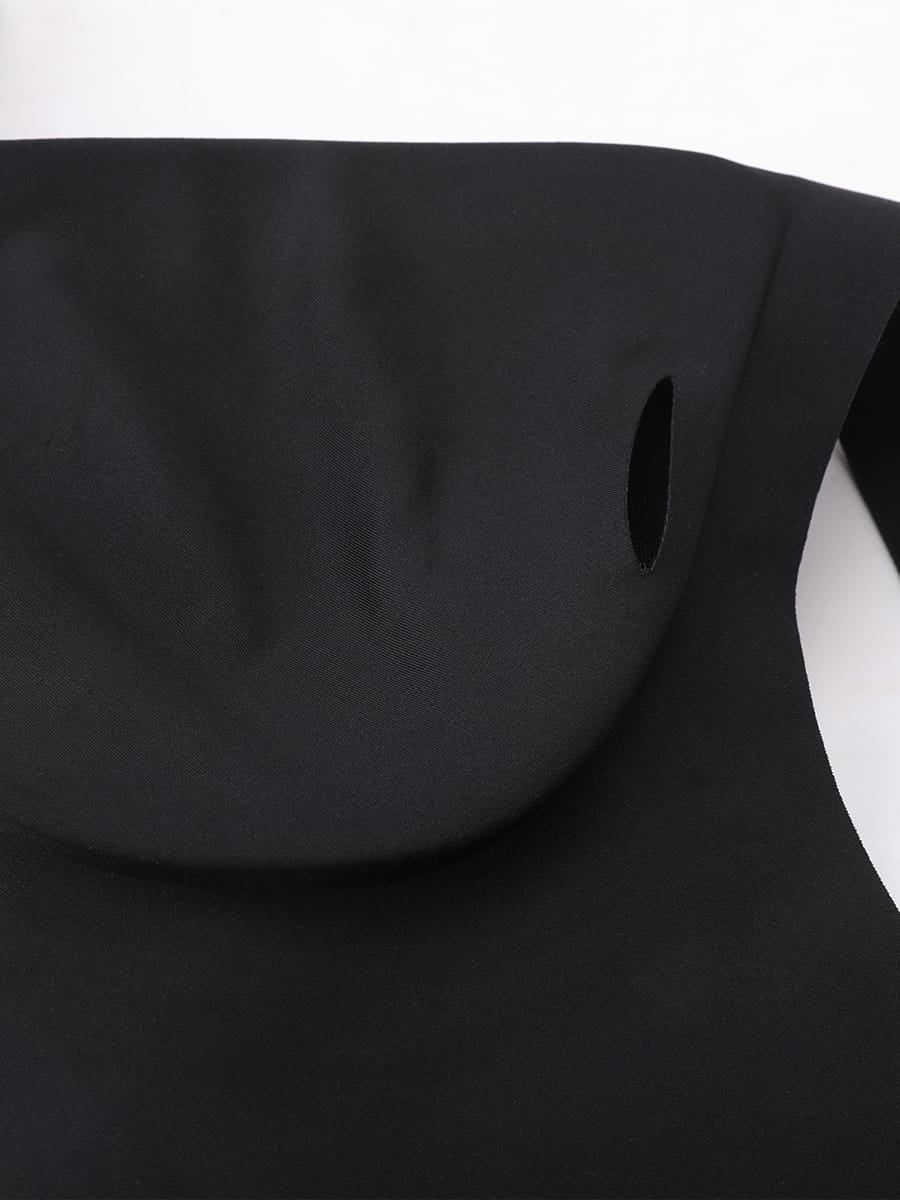Cut-Out Wireless Seamless Jelly Support T-Shirt Bra