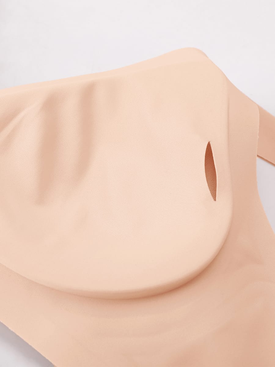 Cut-Out Wireless Seamless Jelly Support T-Shirt Bra