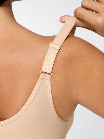 Post-Surgery Full-Coverage Front-Closure Compression Bra