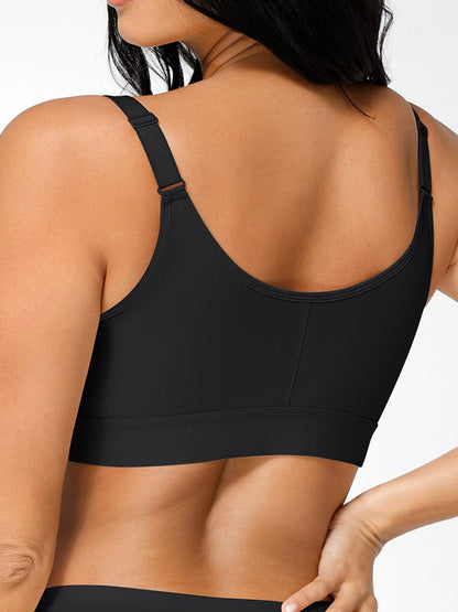 Post-Surgery Full-Coverage Front-Closure Compression Bra