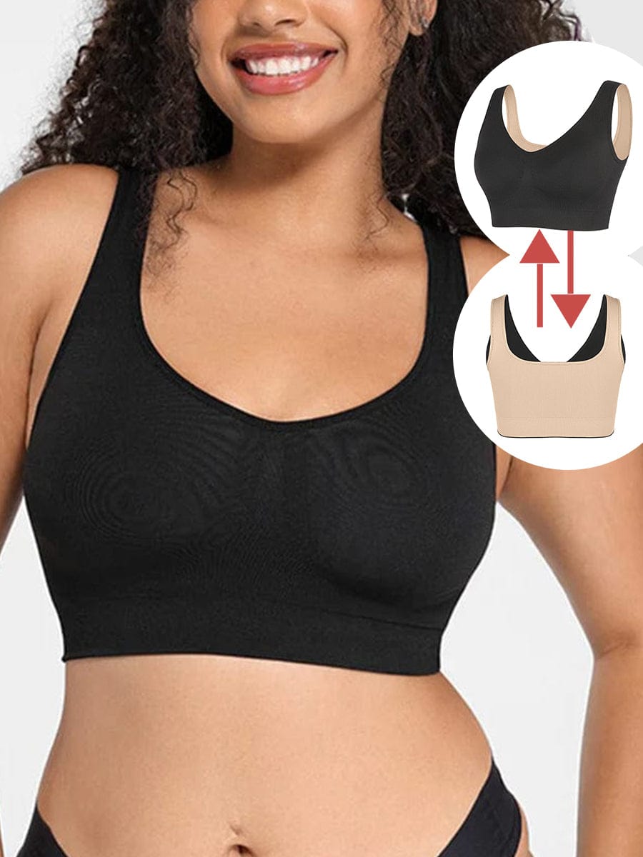 Reversible Wireless Comfort Support Shaper Bra