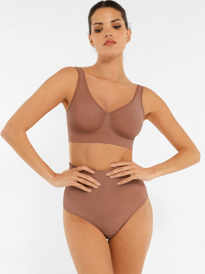 Seamless Shaping Wide-Back Support Bra