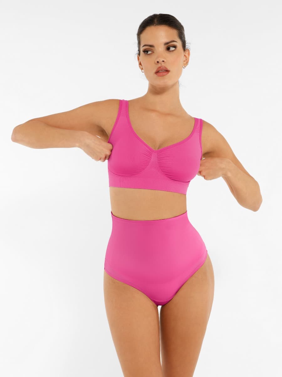 Seamless Shaping Wide-Back Support Bra