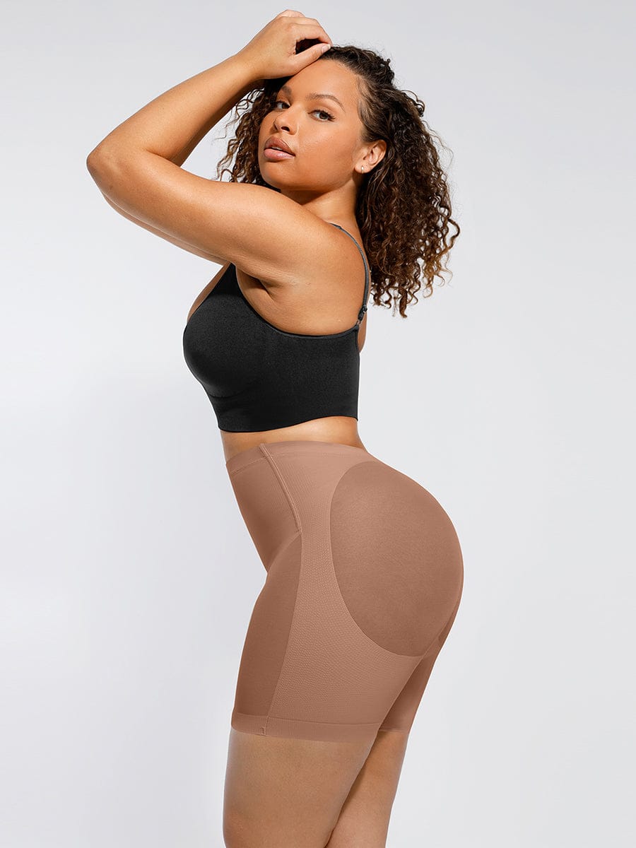 Low-Waist Mesh Tummy Control Butt-Lifting Shapewear