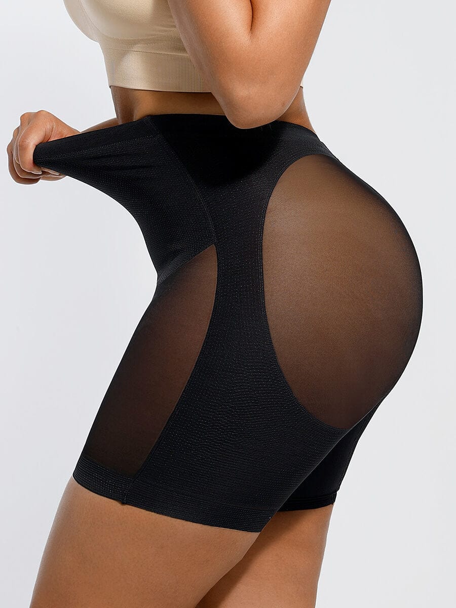 Low-Waist Mesh Tummy Control Butt-Lifting Shapewear