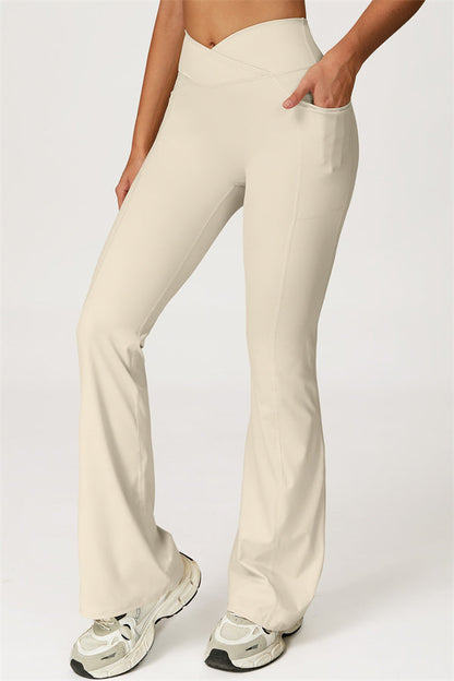 The Glacier Crop Tank Flared Leggings 2-Piece Set