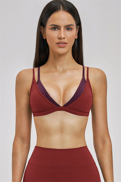 The Seraphine Layered V Sports Bra