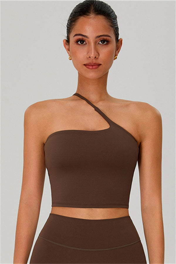 The Jewel One-Shoulder Crop Top