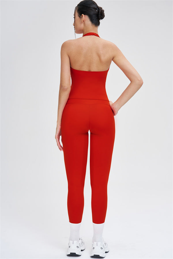 The Stride Crop Top Isabella Leggings 2-Piece Set