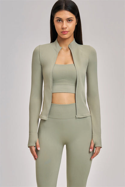 The Vision Jacket Sports Bra Leggings 3-Piece Set
