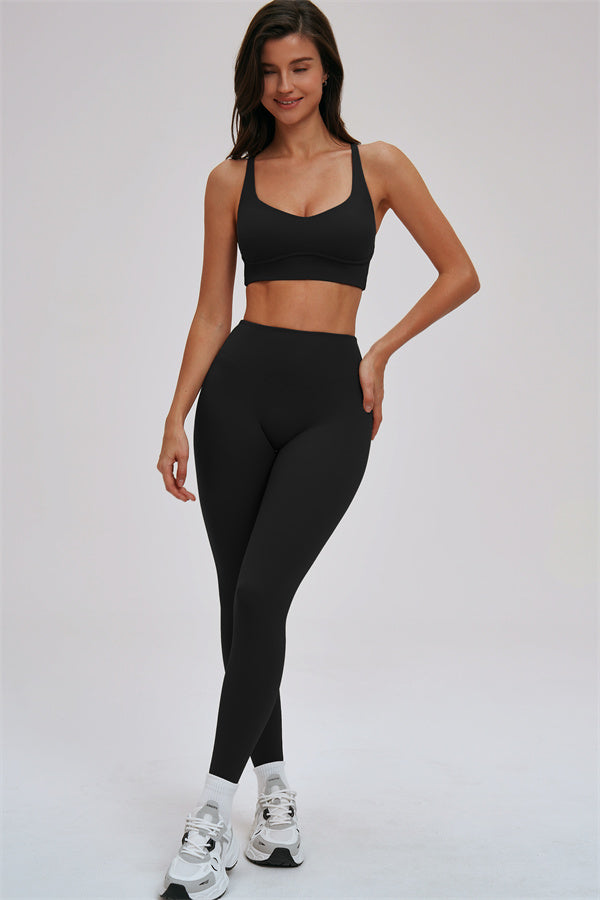 The Kinetic Cross Back Sports Bra