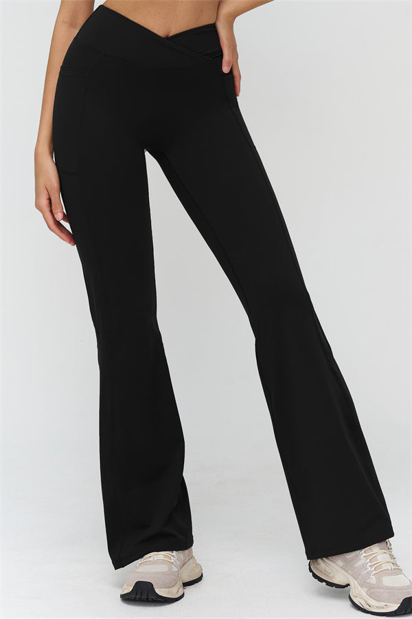 The BoldFit Crop Top Flared Leggings 2-Piece Set