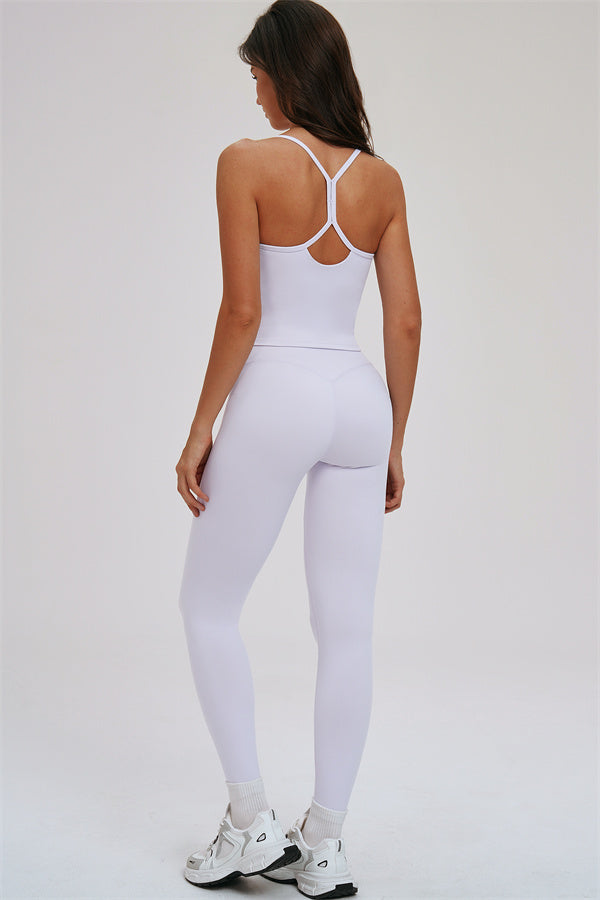 The Svelte Cross Back Tank Top Leggings 2-Piece Set