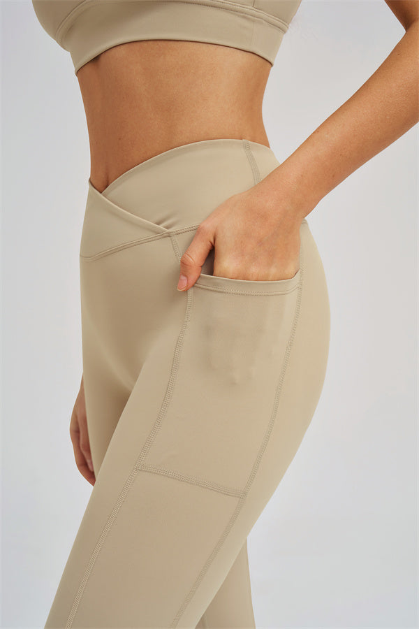 The Sizzle Sports Bra Flared Leggings 2-Piece Set